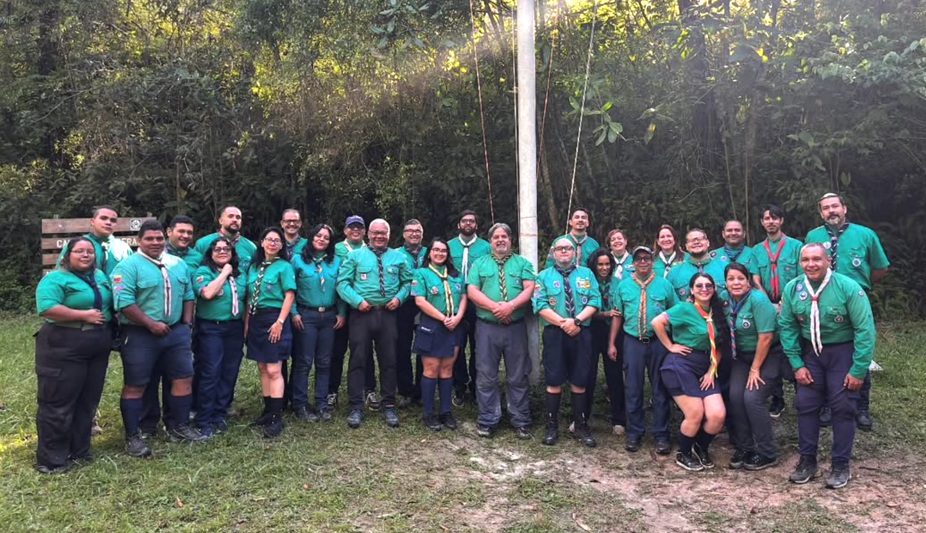scouts de Venezuela foto grupal